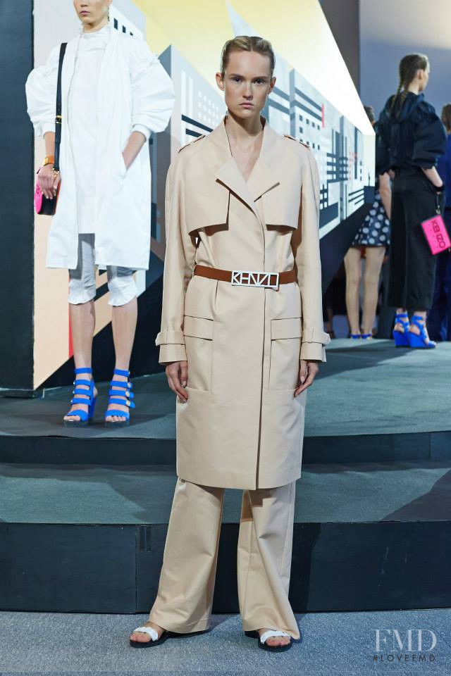 Harleth Kuusik featured in  the Kenzo fashion show for Resort 2015