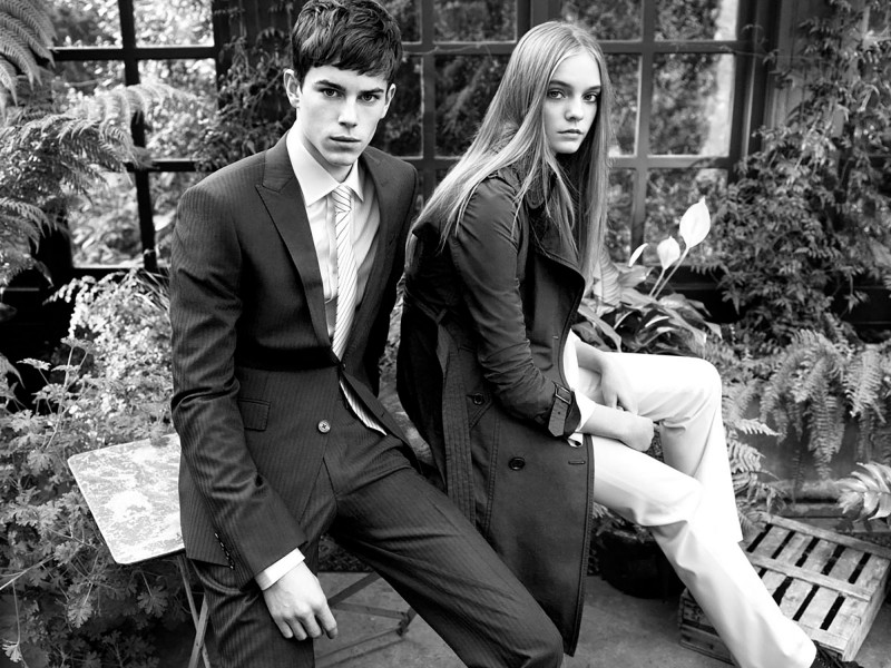 Burberry Black Label advertisement for Spring/Summer 2009