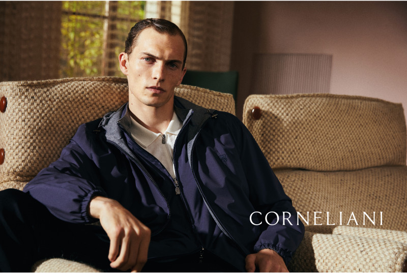 Corneliani advertisement for Spring/Summer 2022