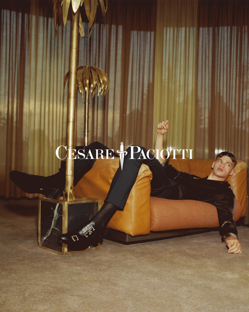 Cesare Paciotti advertisement for Autumn/Winter 2018