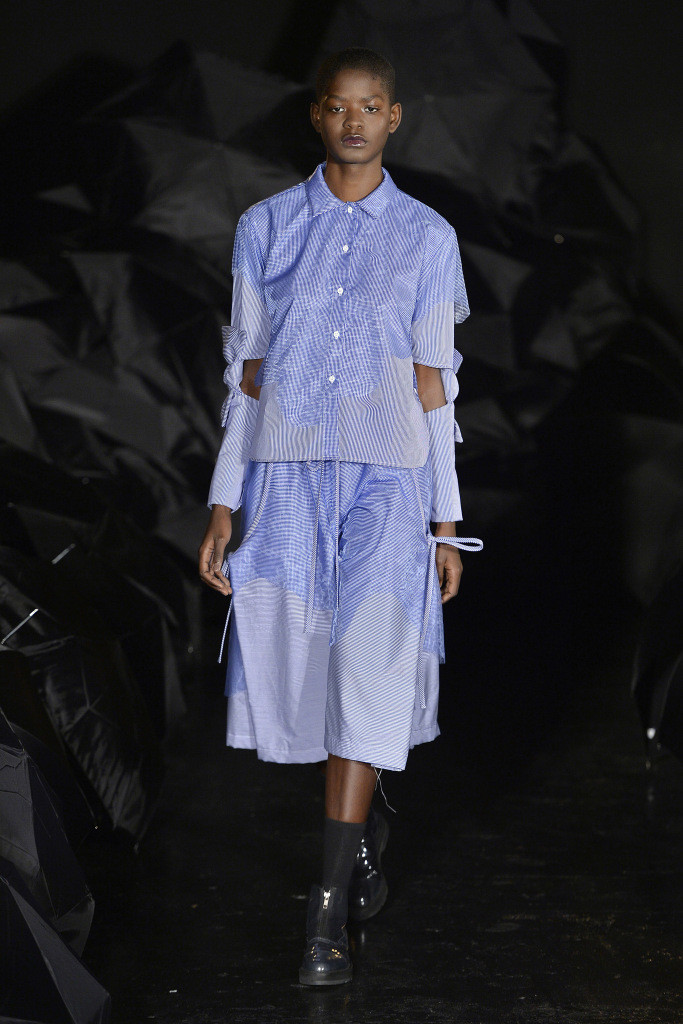 Mouna Fadiga featured in  the Roberts Wood fashion show for Autumn/Winter 2017