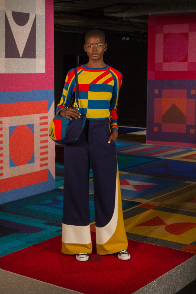 Mouna Fadiga featured in  the Sadie Williams fashion show for Autumn/Winter 2017