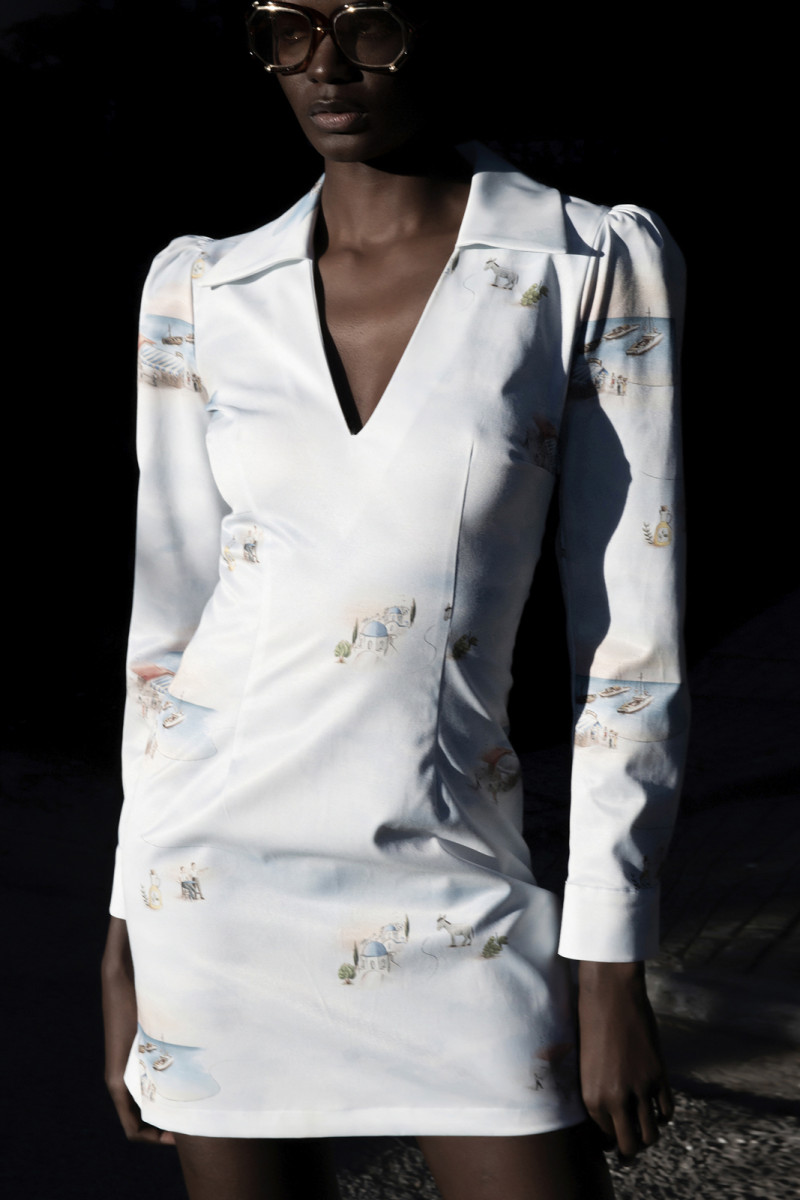 Mouna Fadiga featured in  the Stefania Vaidani lookbook for Spring/Summer 2021