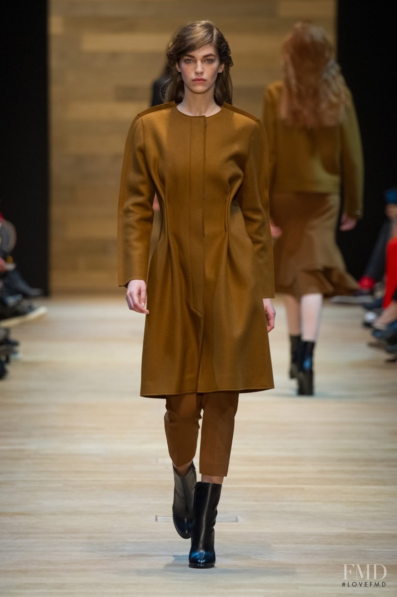 Samantha Gradoville featured in  the Guy Laroche fashion show for Autumn/Winter 2014