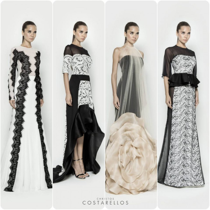 Costarellos lookbook for Spring/Summer 2014