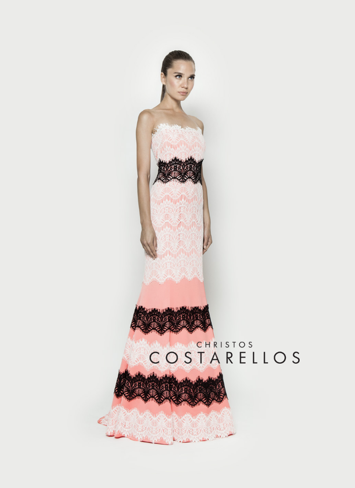 Costarellos lookbook for Spring/Summer 2014