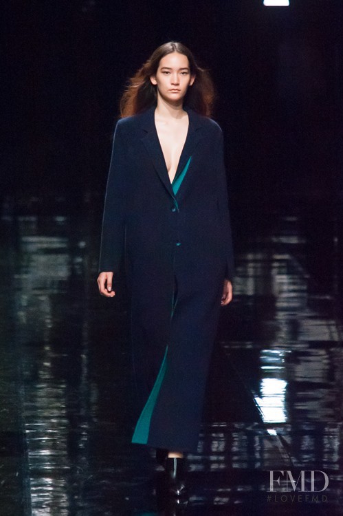 Mona Matsuoka featured in  the Mercuryduo fashion show for Autumn/Winter 2014