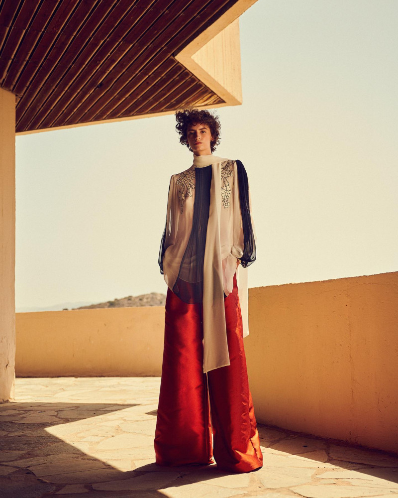 Costarellos lookbook for Resort 2022