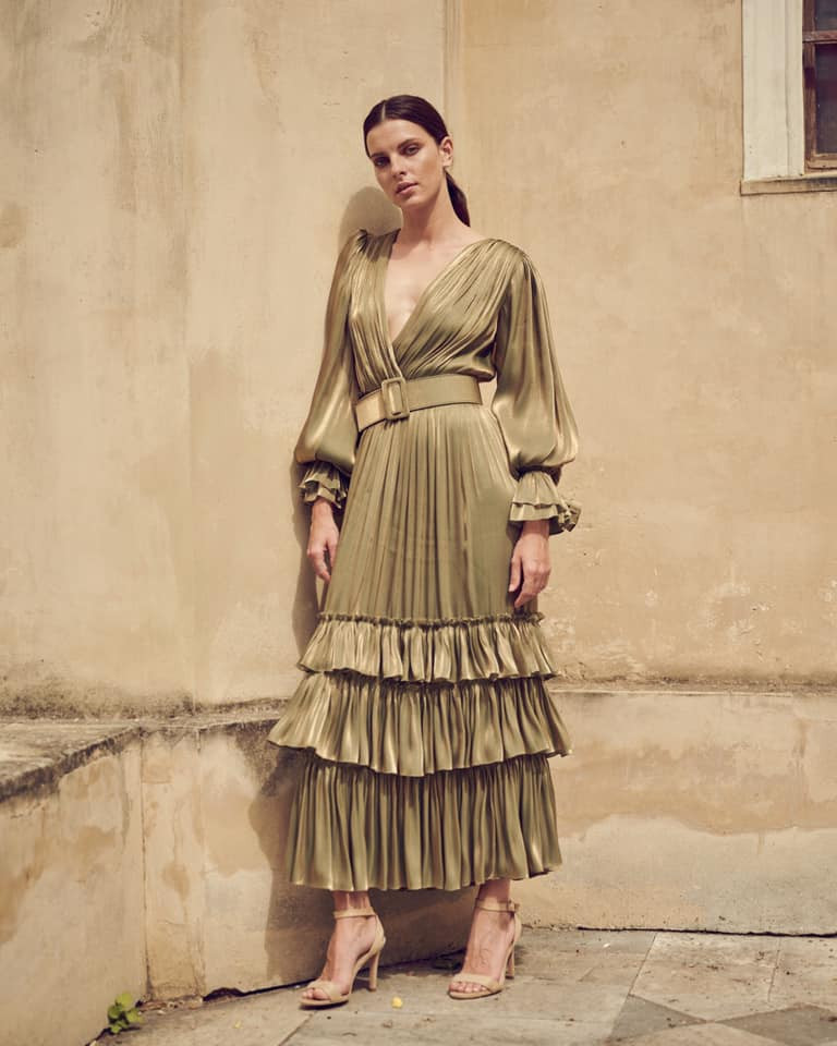Costarellos lookbook for Resort 2021