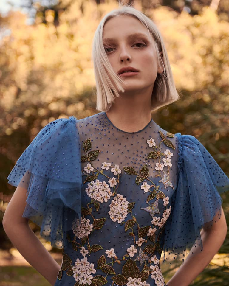 Costarellos lookbook for Pre-Fall 2020