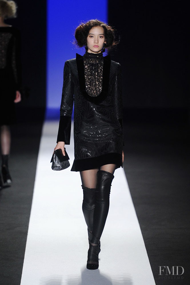 Mona Matsuoka featured in  the Tae Ashida fashion show for Autumn/Winter 2014