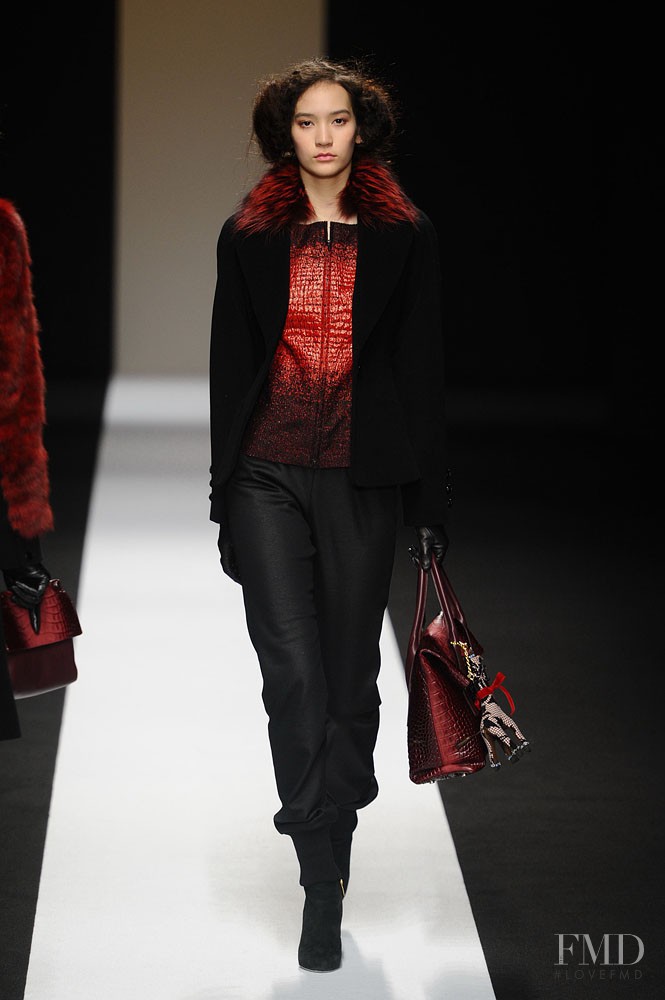 Mona Matsuoka featured in  the Tae Ashida fashion show for Autumn/Winter 2014