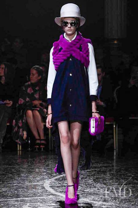Pavlina Drozd featured in  the Undercover Cold Blood fashion show for Autumn/Winter 2014