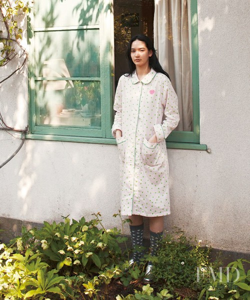 Mona Matsuoka featured in  the Tsumori Chisato Sleep catalogue for Autumn/Winter 2013