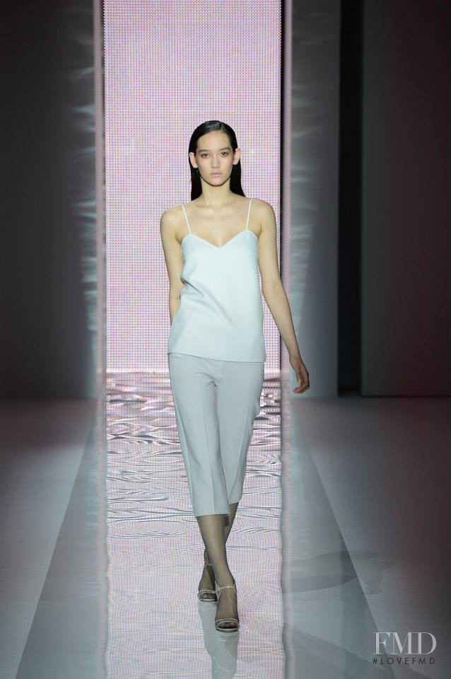Mona Matsuoka featured in  the Max Mara Marvelous fashion show for Spring/Summer 2013