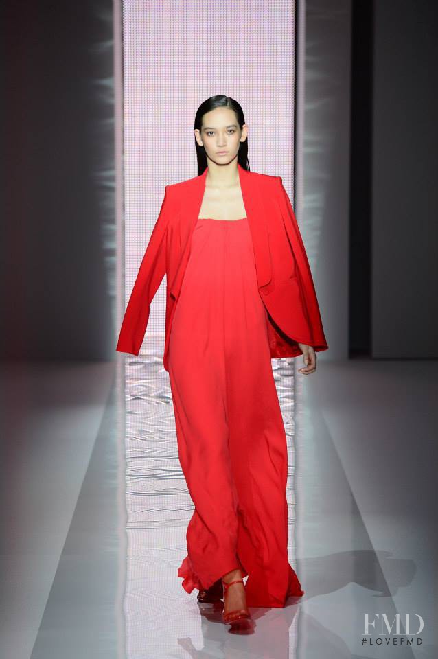 Mona Matsuoka featured in  the Max Mara Marvelous fashion show for Spring/Summer 2013