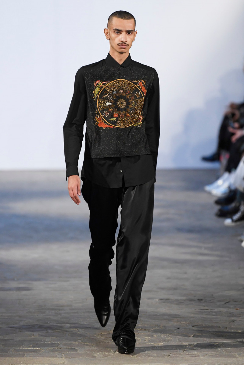 Ismael Choudery featured in  the GmbH fashion show for Autumn/Winter 2020