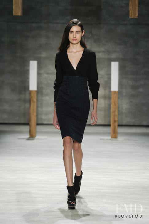 Bruna Ludtke featured in  the ADEAM fashion show for Autumn/Winter 2014