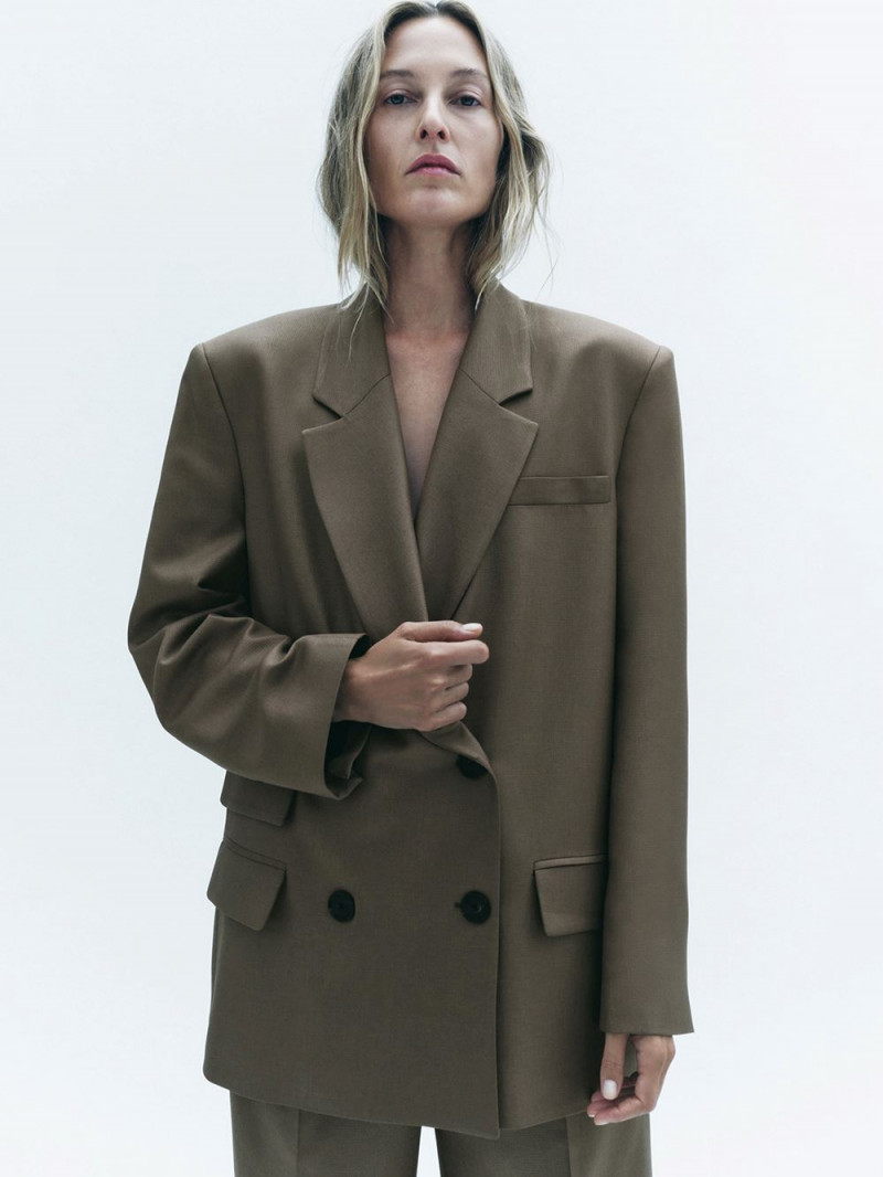 Liisa Winkler featured in  the Zara lookbook for Autumn/Winter 2023