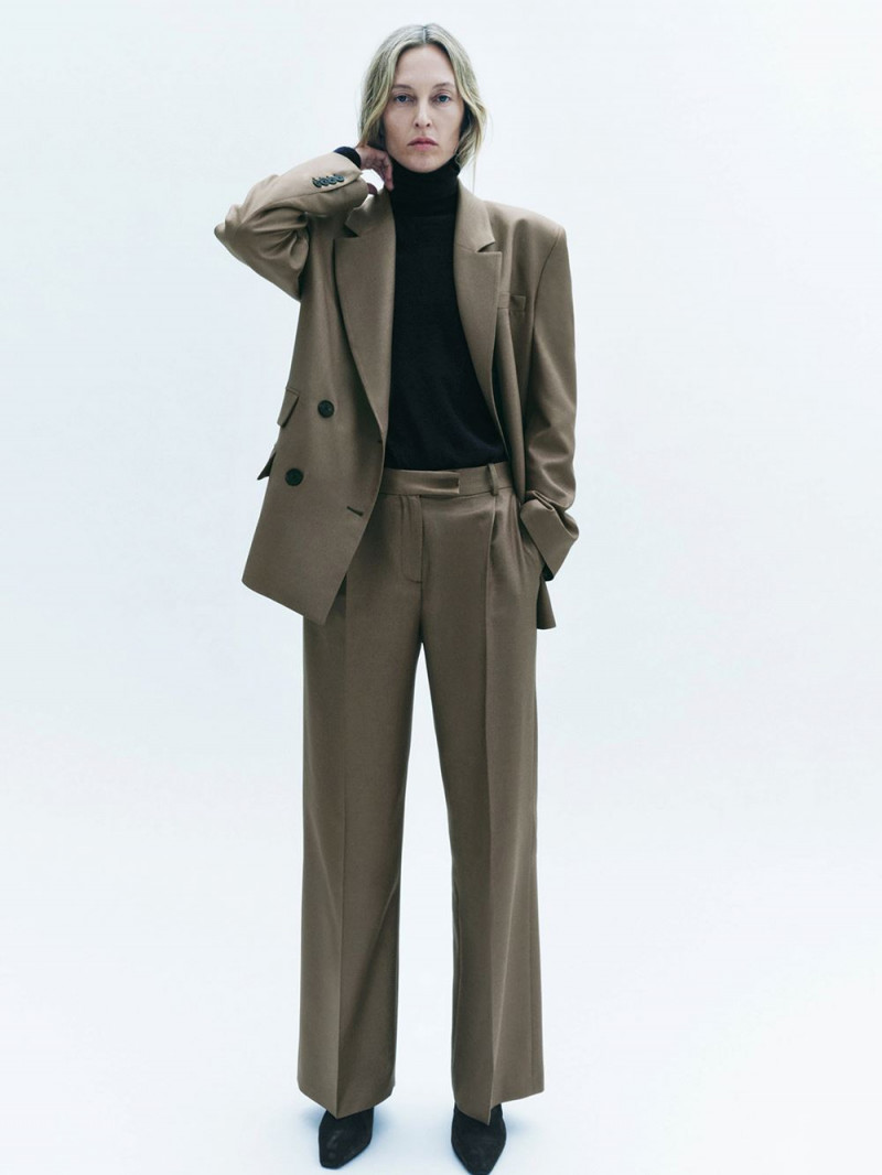 Liisa Winkler featured in  the Zara lookbook for Autumn/Winter 2023