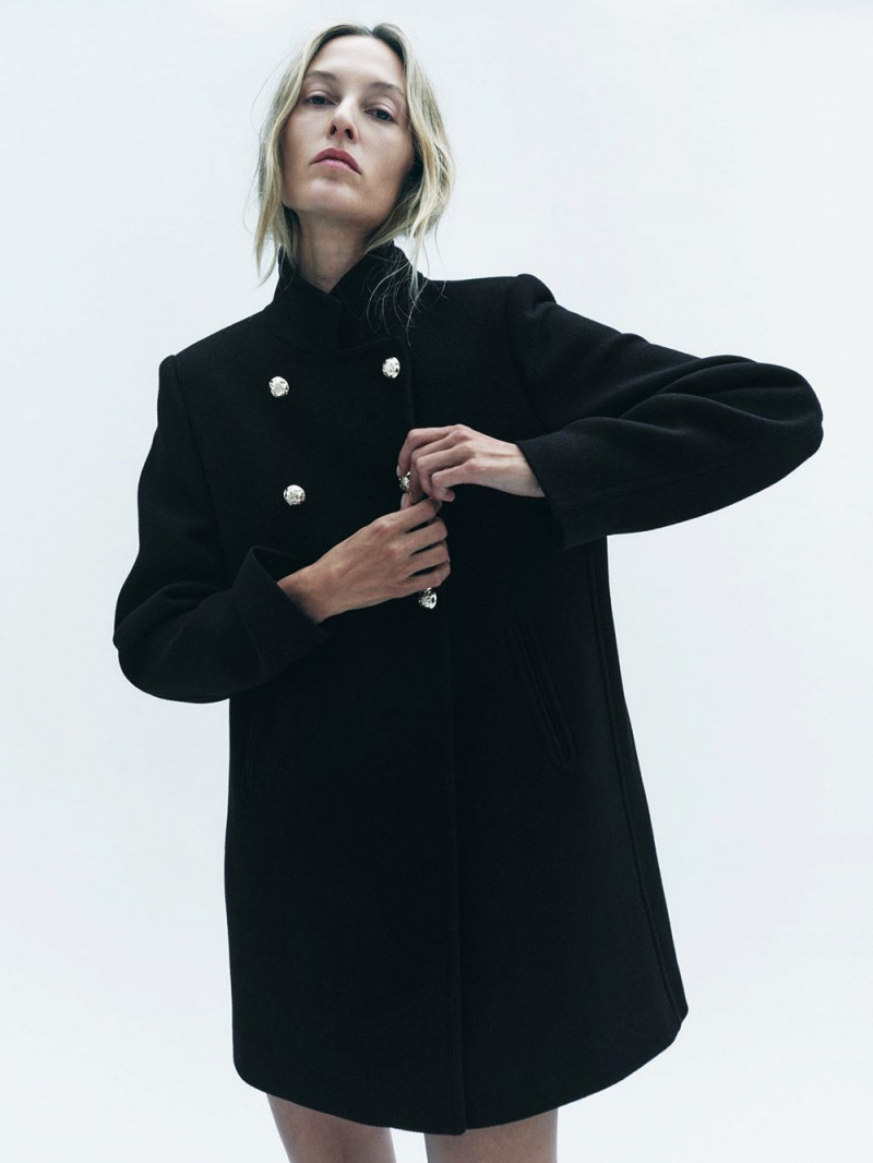 Liisa Winkler featured in  the Zara lookbook for Autumn/Winter 2023