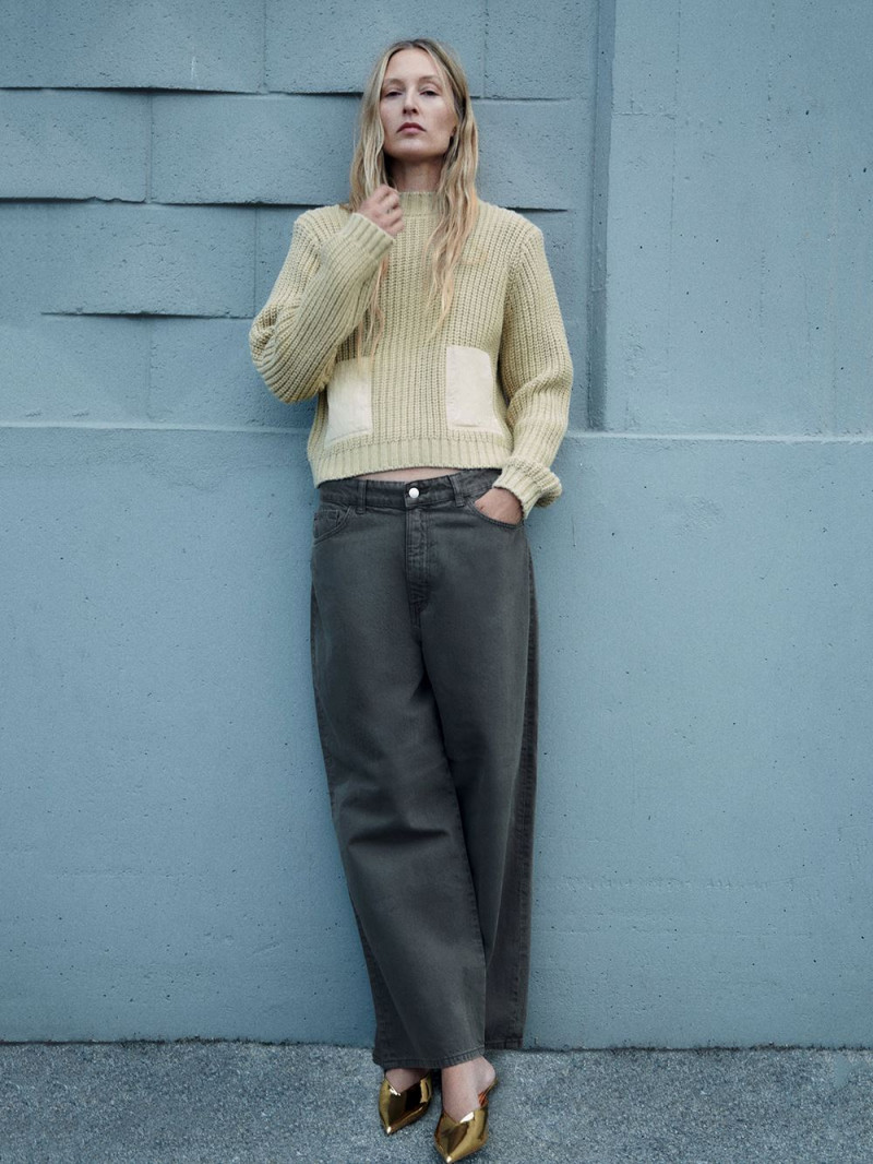 Liisa Winkler featured in  the Zara lookbook for Autumn/Winter 2023