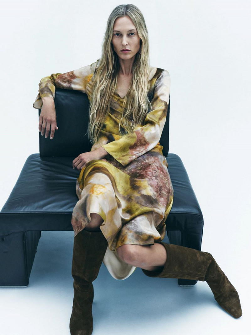 Liisa Winkler featured in  the Zara lookbook for Autumn/Winter 2023