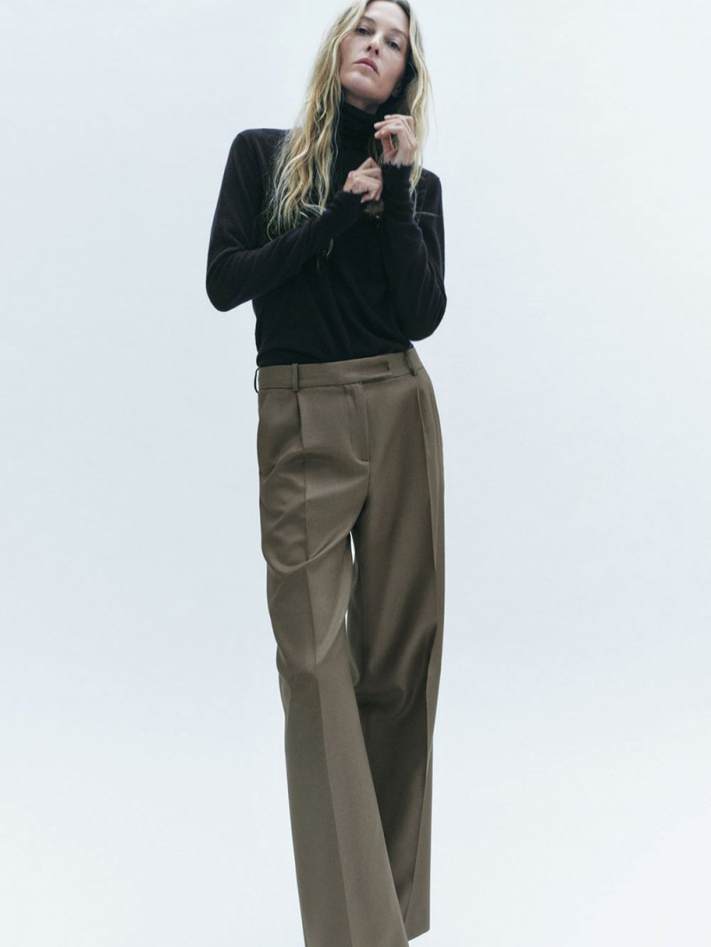 Liisa Winkler featured in  the Zara lookbook for Autumn/Winter 2023