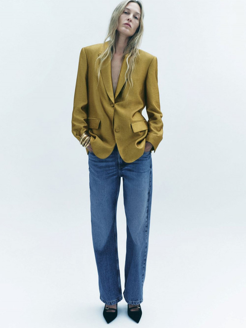 Liisa Winkler featured in  the Zara lookbook for Autumn/Winter 2023