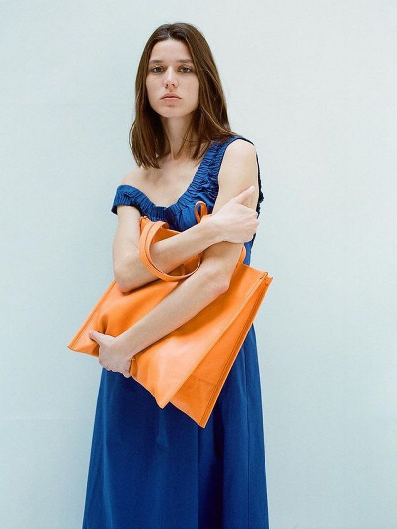 Vivienne Rohner featured in  the Proenza Schouler advertisement for Pre-Fall 2023