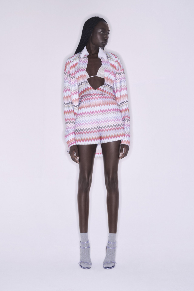 Nyagua Ruea featured in  the Missoni lookbook for Resort 2024