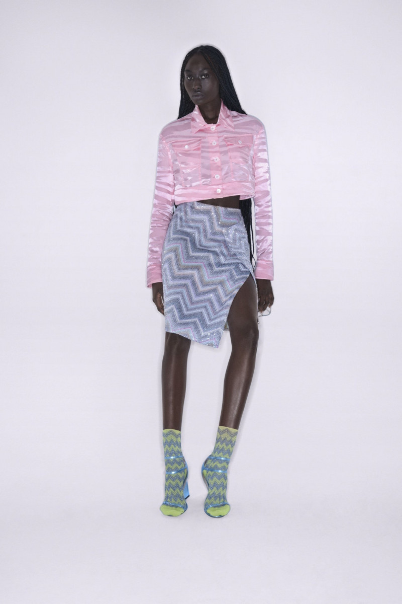 Nyagua Ruea featured in  the Missoni lookbook for Resort 2024