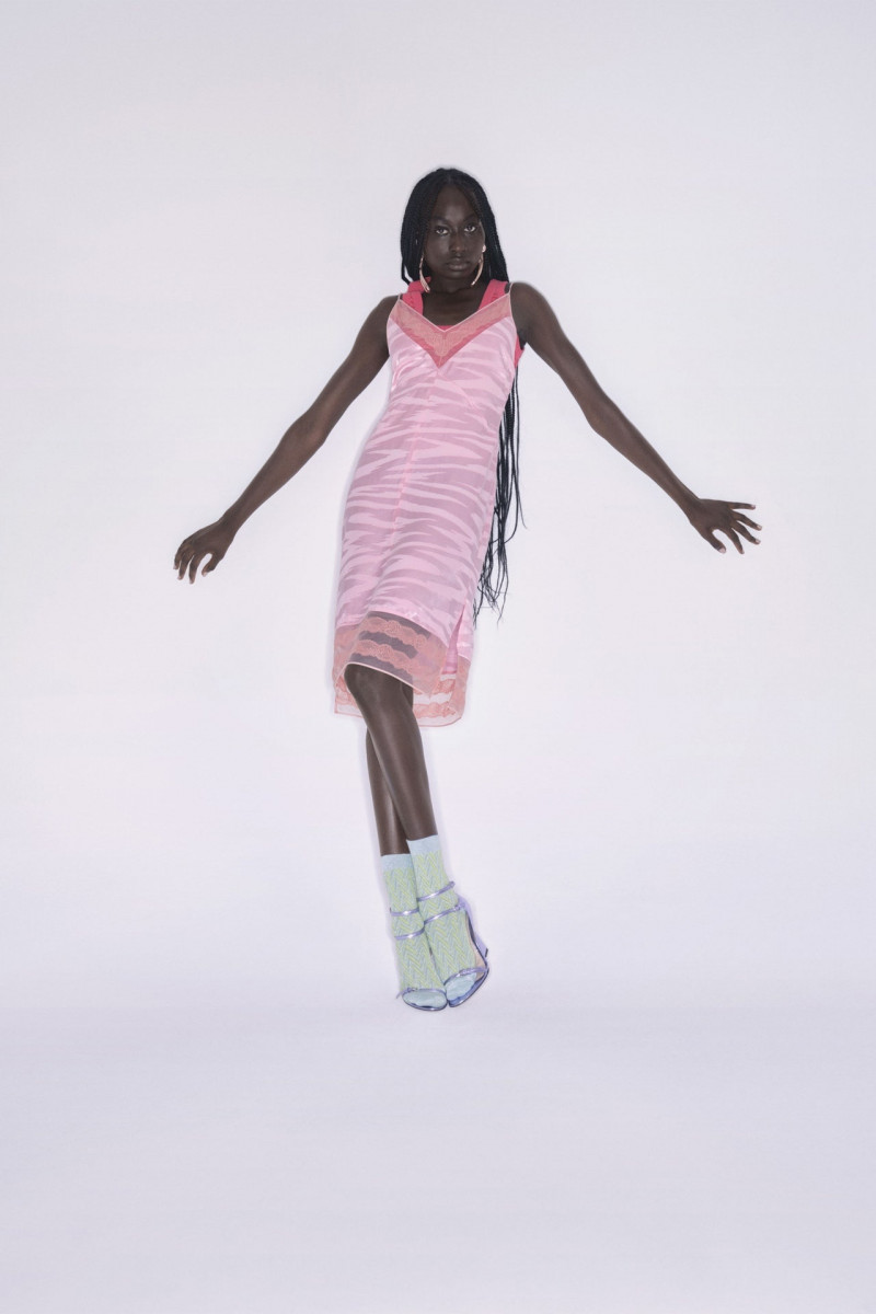 Nyagua Ruea featured in  the Missoni lookbook for Resort 2024