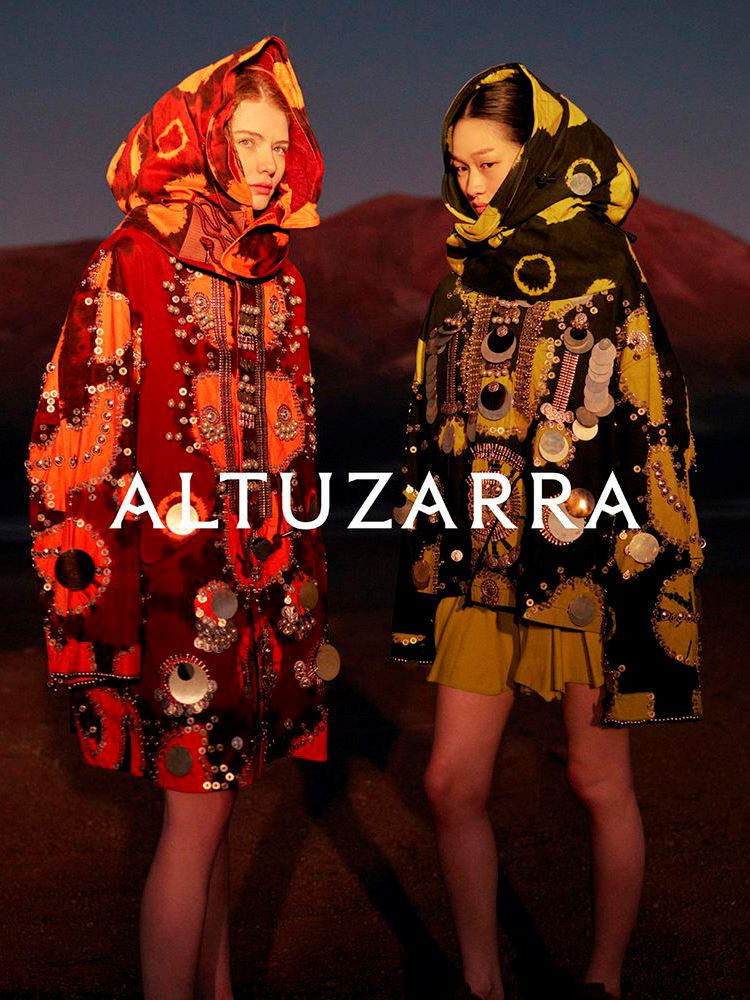 Alyda Grace Carder featured in  the Altuzarra lookbook for Spring 2024