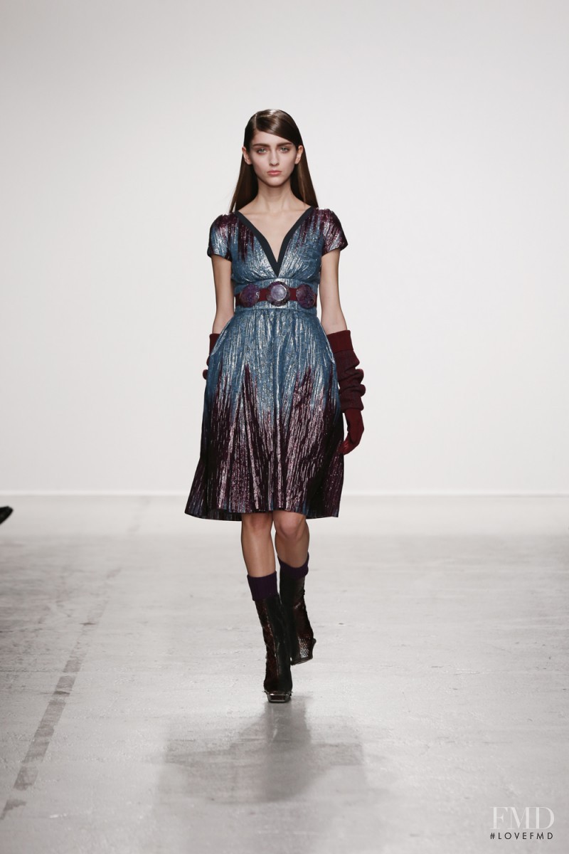 Alexandra Rudakova featured in  the John Galliano fashion show for Autumn/Winter 2014