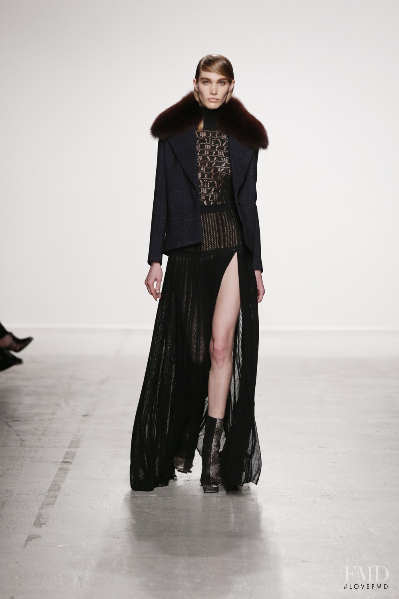 Irina Nikolaeva featured in  the John Galliano fashion show for Autumn/Winter 2014