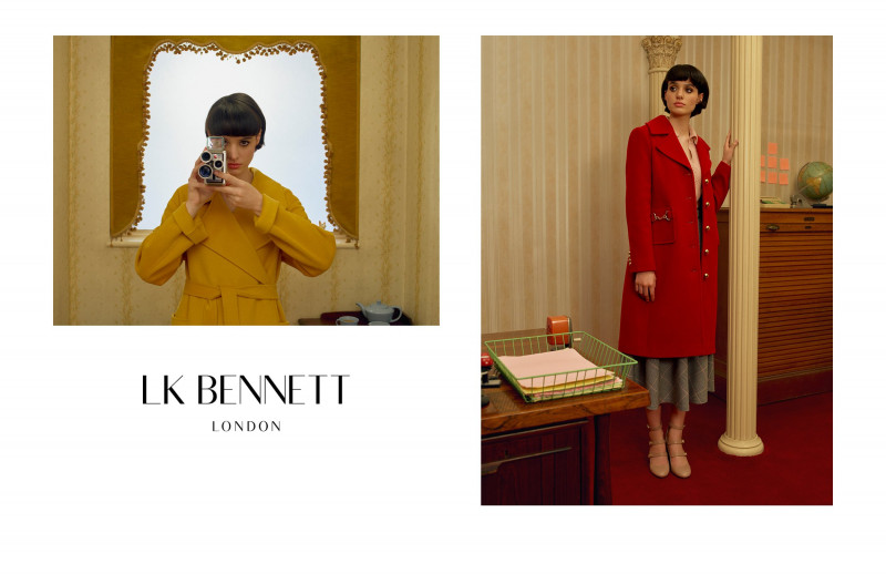 L.K. Bennett advertisement for Autumn/Winter 2022