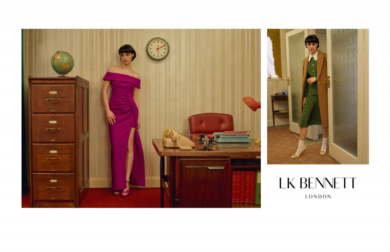 L.K. Bennett advertisement for Autumn/Winter 2022