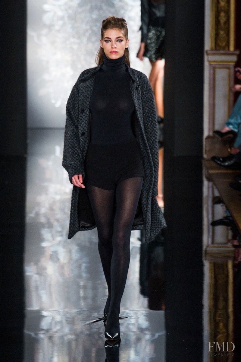 Samantha Gradoville featured in  the Valentin Yudashkin fashion show for Autumn/Winter 2014