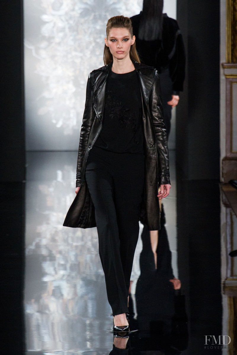 Irina Kravchenko featured in  the Valentin Yudashkin fashion show for Autumn/Winter 2014