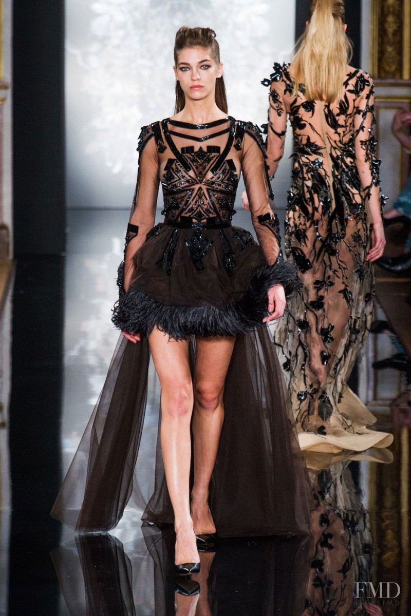 Samantha Gradoville featured in  the Valentin Yudashkin fashion show for Autumn/Winter 2014