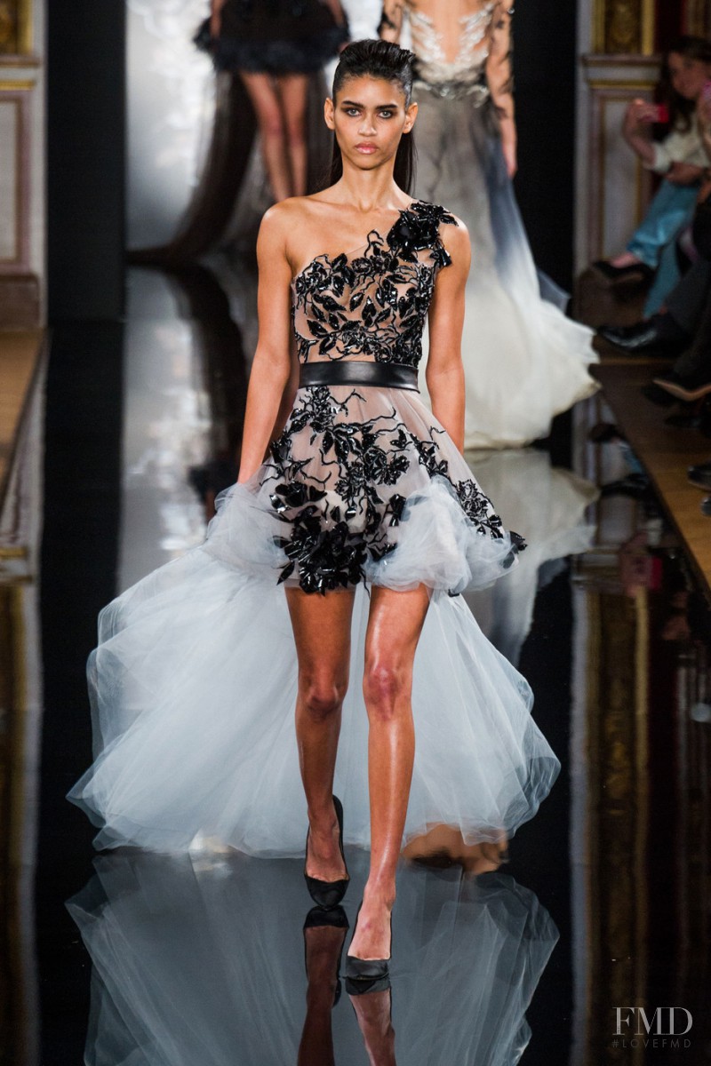 Karol Santos featured in  the Valentin Yudashkin fashion show for Autumn/Winter 2014