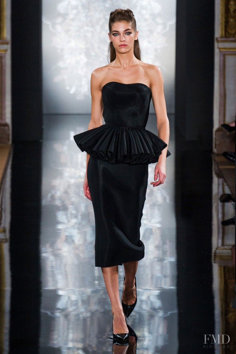 Samantha Gradoville featured in  the Valentin Yudashkin fashion show for Autumn/Winter 2014