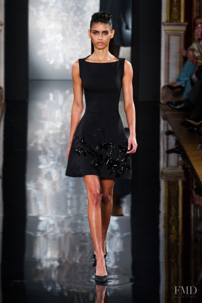 Karol Santos featured in  the Valentin Yudashkin fashion show for Autumn/Winter 2014