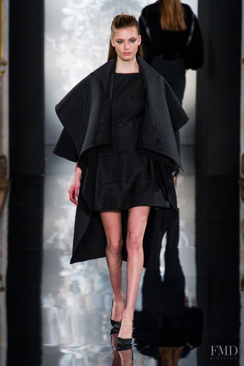 Emmy Rappe featured in  the Valentin Yudashkin fashion show for Autumn/Winter 2014