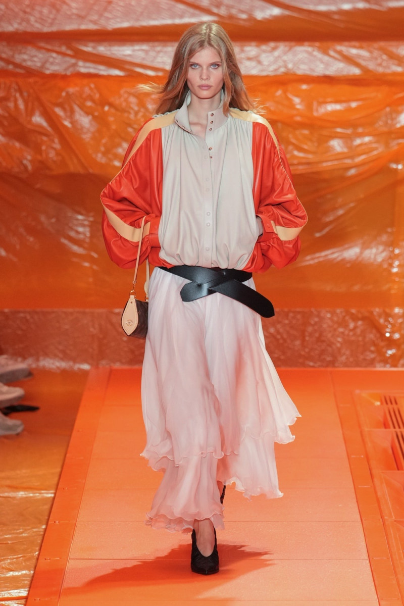 Ida Heiner featured in  the Louis Vuitton fashion show for Spring/Summer 2024