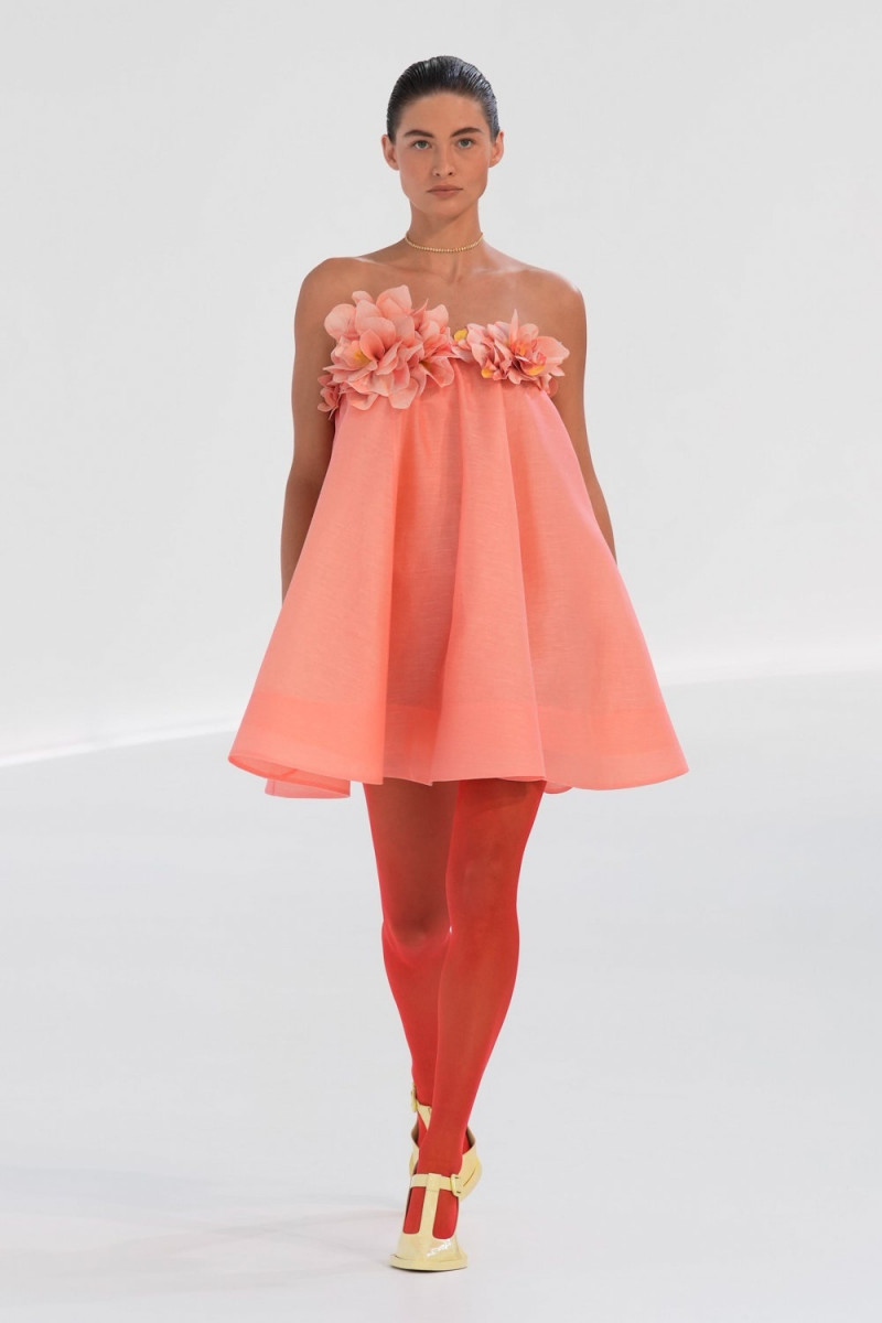 Grace Elizabeth featured in  the Zimmermann fashion show for Spring/Summer 2024