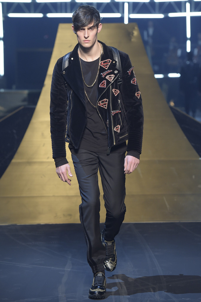 Rhys Pickering featured in  the Philipp Plein fashion show for Autumn/Winter 2016