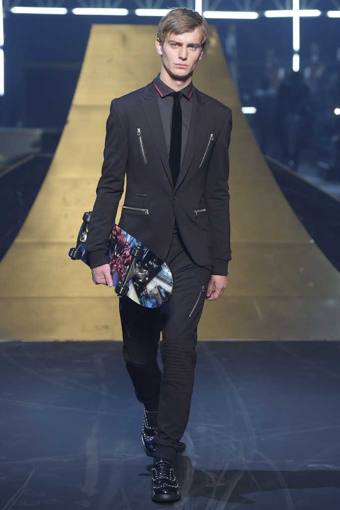 Ben Allen featured in  the Philipp Plein fashion show for Autumn/Winter 2016