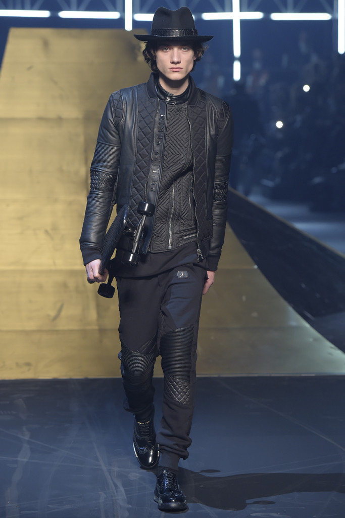 Serge Rigvava featured in  the Philipp Plein fashion show for Autumn/Winter 2016